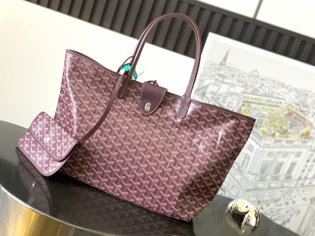 Saint Louis PM Tote Bag In Burgundy